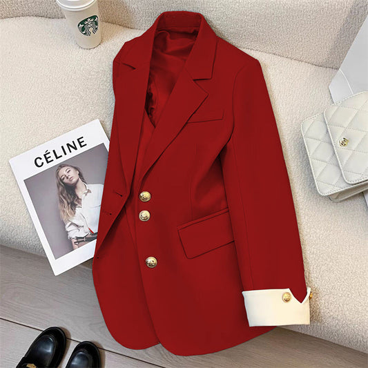 Spring & Autumn Multi-Color Fashionable Temperament Coat – Stylish & Versatile Outerwear