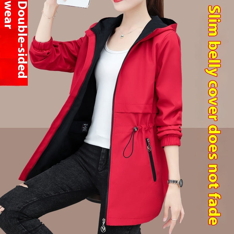 Women's Double-sided Trench Coat Mid-length