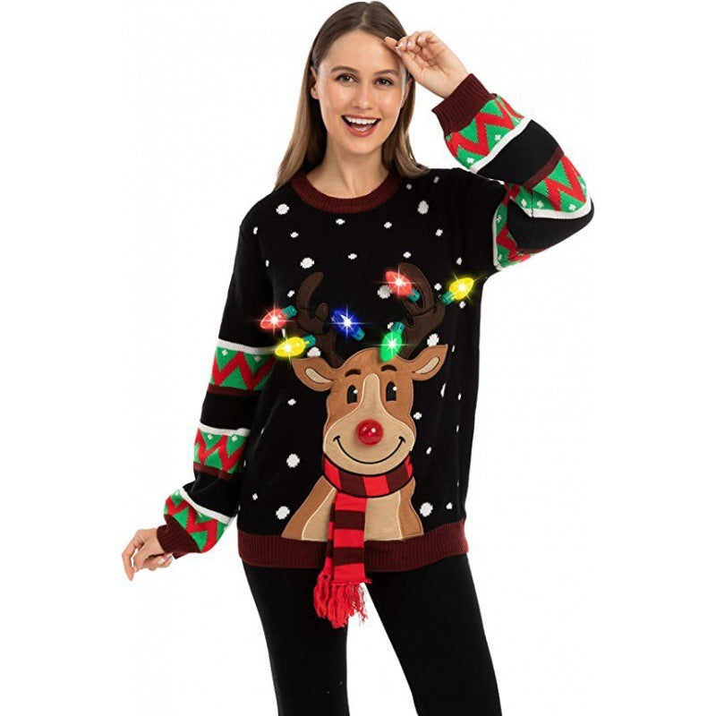 Christmas Elk Sweater – Novel Sweater with Festive Christmas Atmosphere