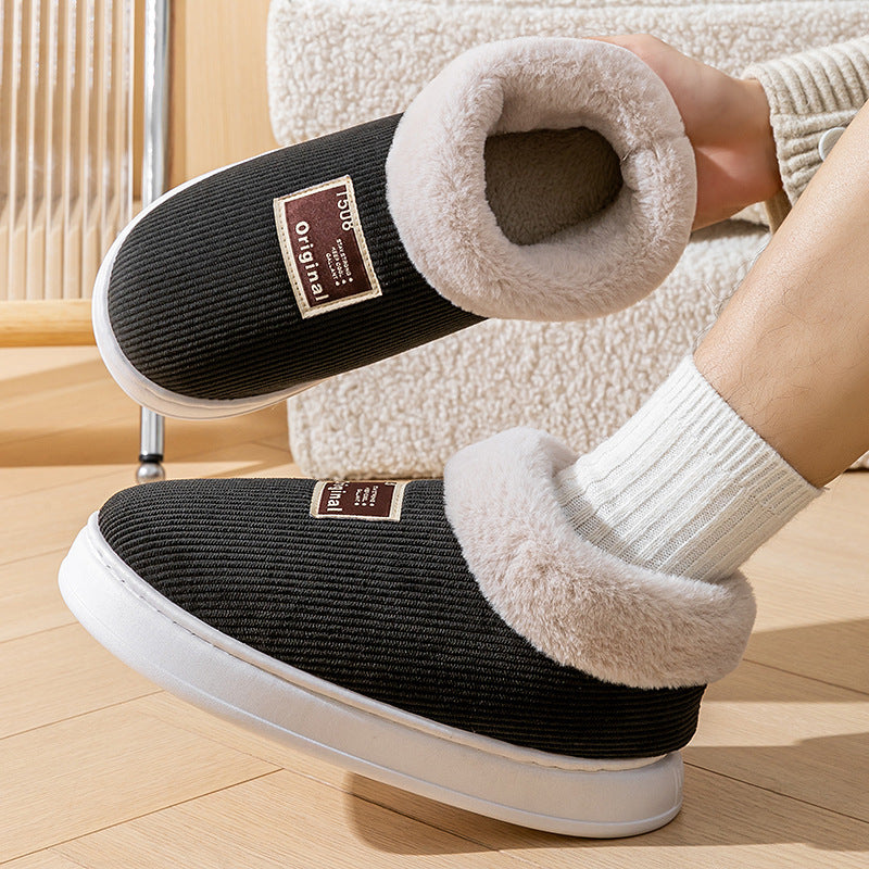 Women's Winter Cotton Slippers – Warm Postpartum Confinement Home Shoes