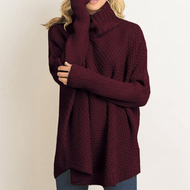 New Autumn and Winter Cross-Border Women's Turtleneck Sweater