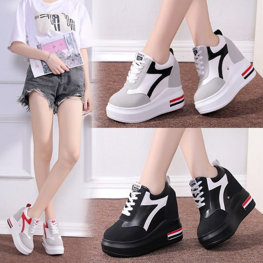 Women's Platform Casual Shoes with Height-Increasing Insole