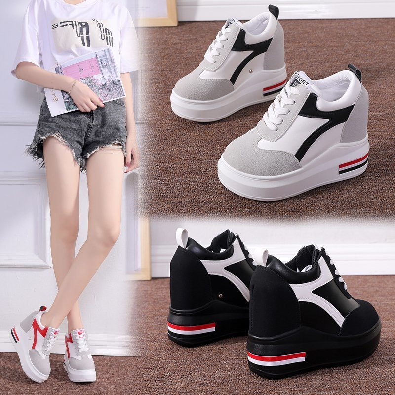 Women's Platform Casual Shoes with Height-Increasing Insole