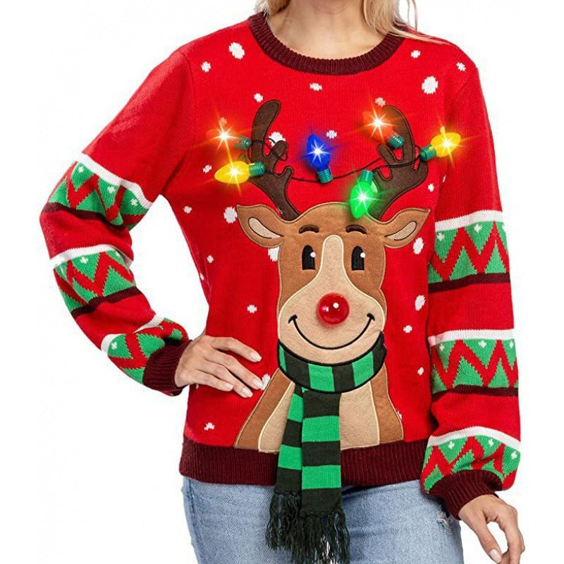 Christmas Elk Sweater – Novel Sweater with Festive Christmas Atmosphere