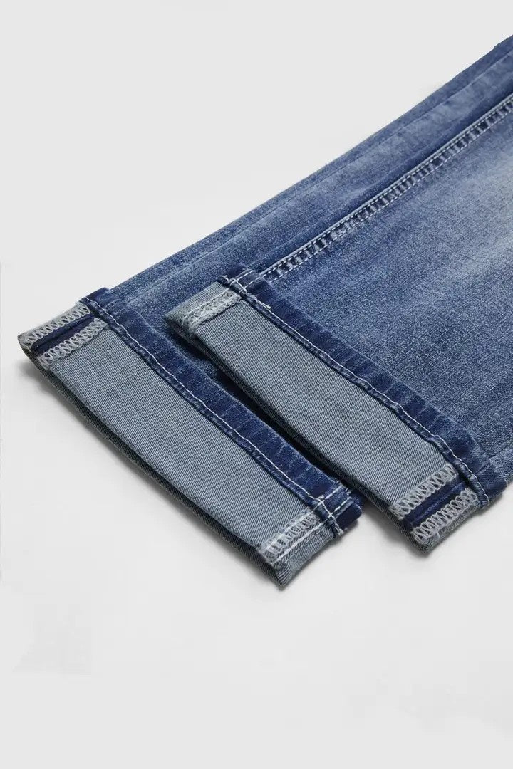 Athleisure Style Skinny Jeans For Women, A Sporty Drawstring Waist, Butt-Lifting Dark Wash Jeggings