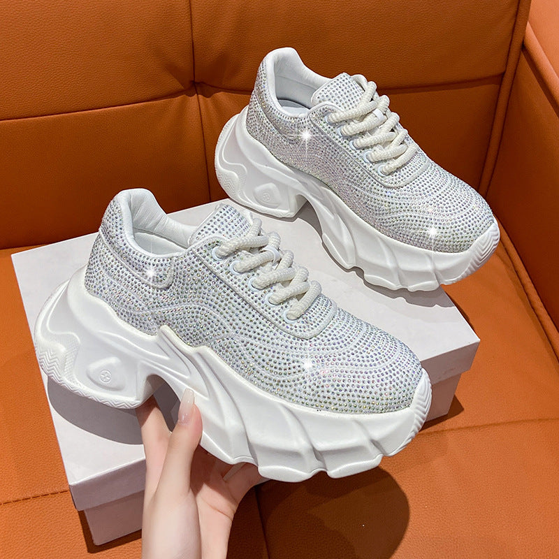 Women's Platform Sneakers with Lightweight Sole