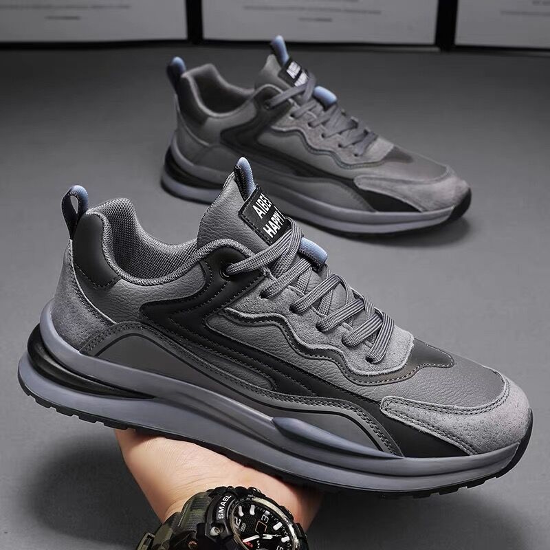 New Versatile Men's Casual Shoes with Height-Boosting Design