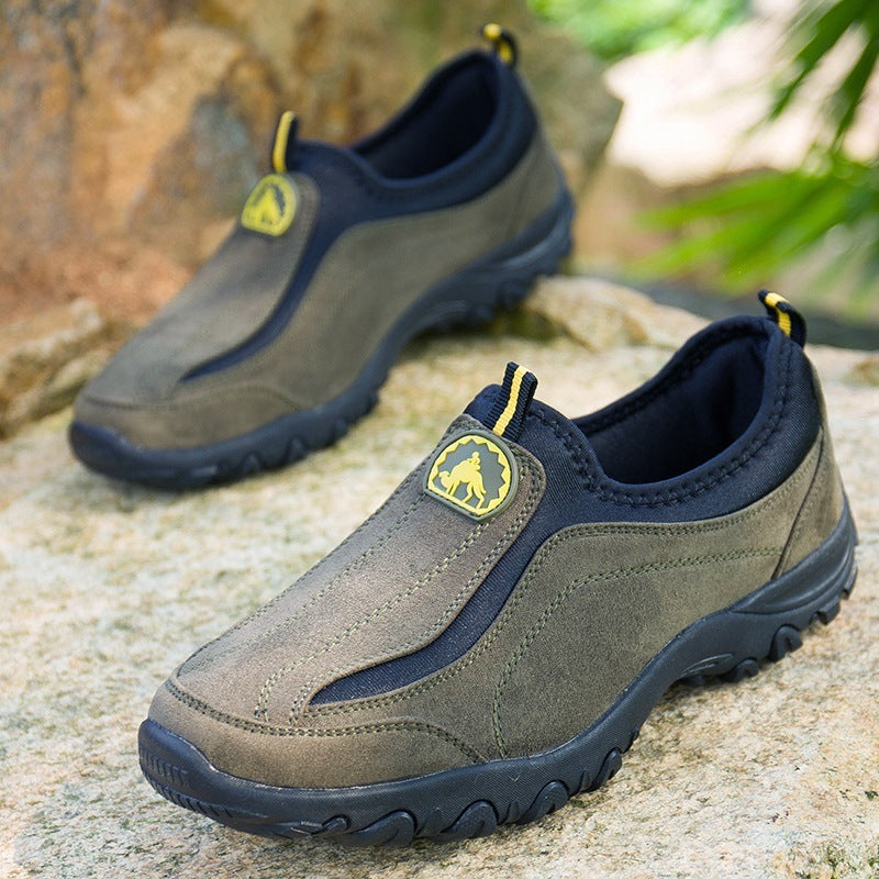 Slip-on Plus Size Men's Hiking Shoes