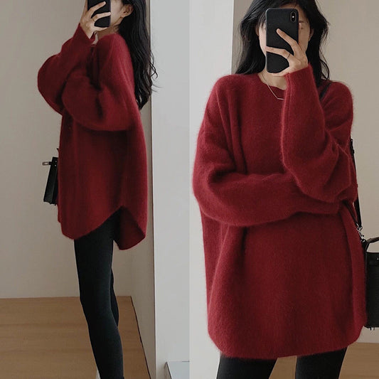 Idle Style High-Quality French Pullover Bottoming Sweater