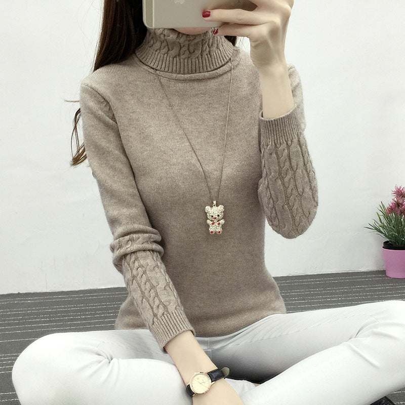 Women's Thickened Turtleneck Sweater Pullover