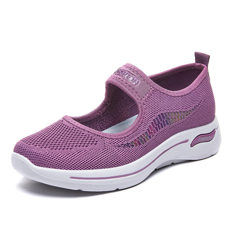 Women's Summer New Soft-Soled Old Beijing Cloth Walking Shoes