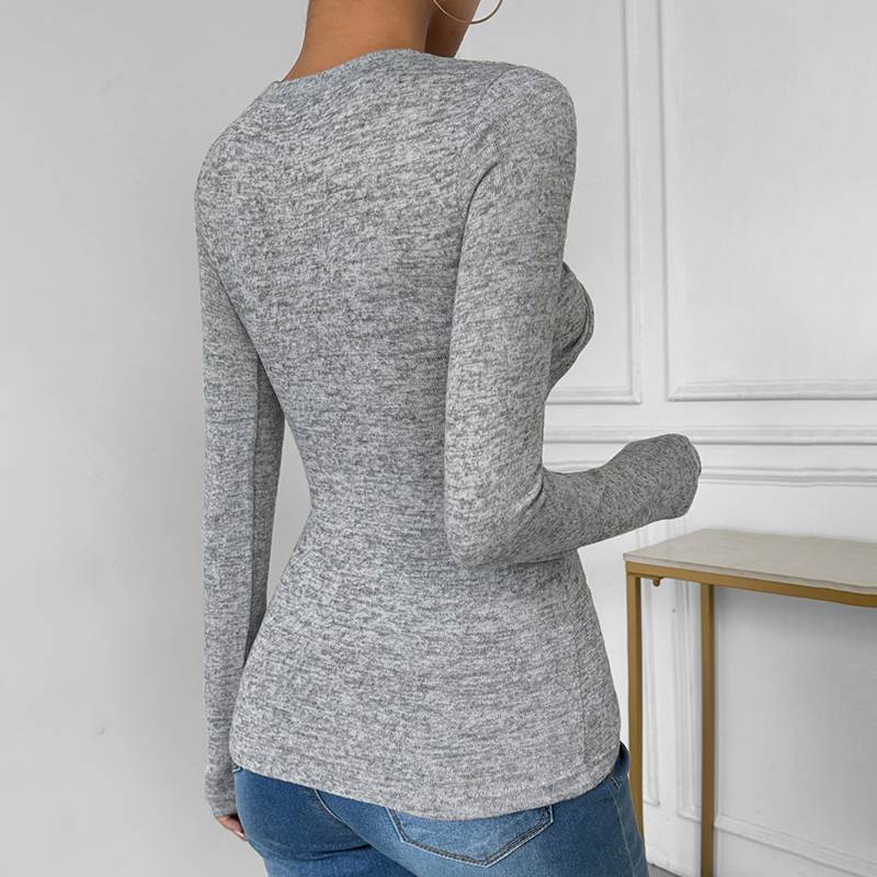 Women's Stylish Knit Top Sweater – Perfect Blend of Comfort and Fashion