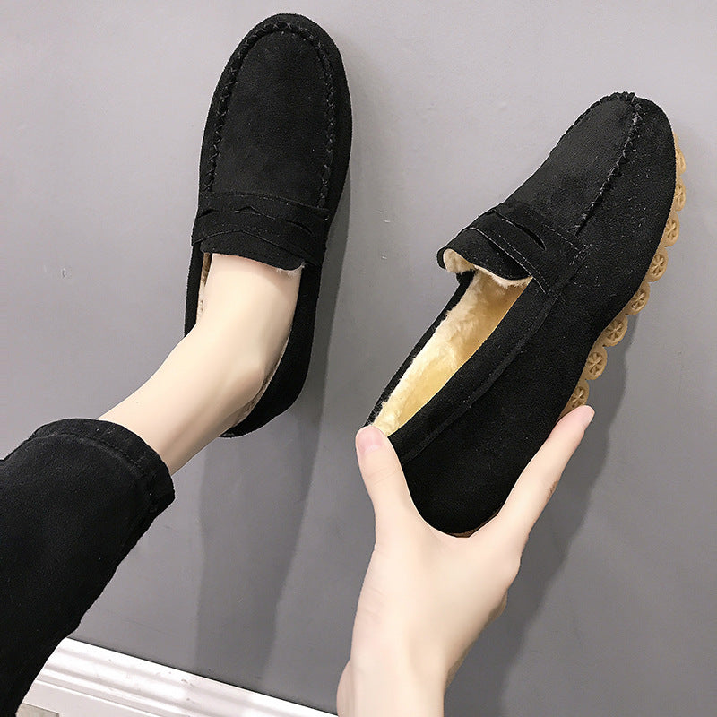 Women's Fashion Personalized Winter Flat Pea Shoes