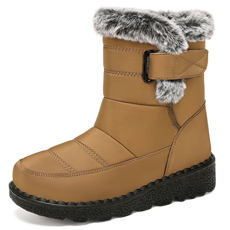 Women's Fleece-Lined Snow Boots – Padded for Warmth and Comfort