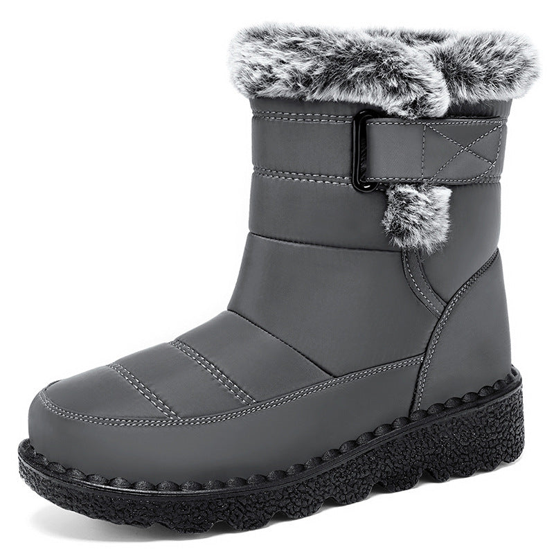 Women's Fleece-Lined Snow Boots – Padded for Warmth and Comfort