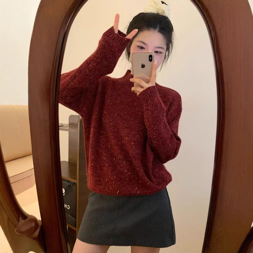 Autumn & Winter Oversized Pullover Sweater - Cozy Lazy Style