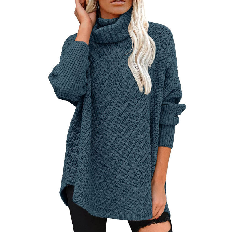 New Autumn and Winter Cross-Border Women's Turtleneck Sweater