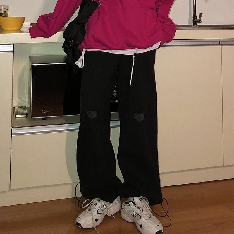 Ladies' Loose Thin High-waisted Sweatpants