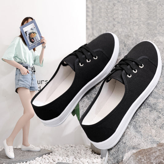 Spring and Autumn Canvas Shoes for Students