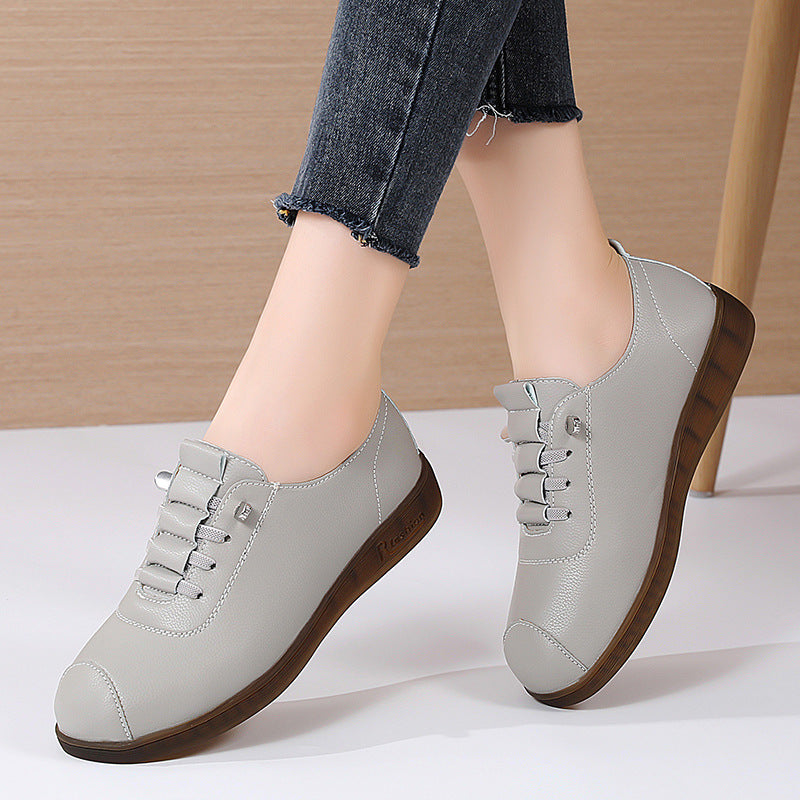 Casual Elastic Band Shoes with Tendon Bottom