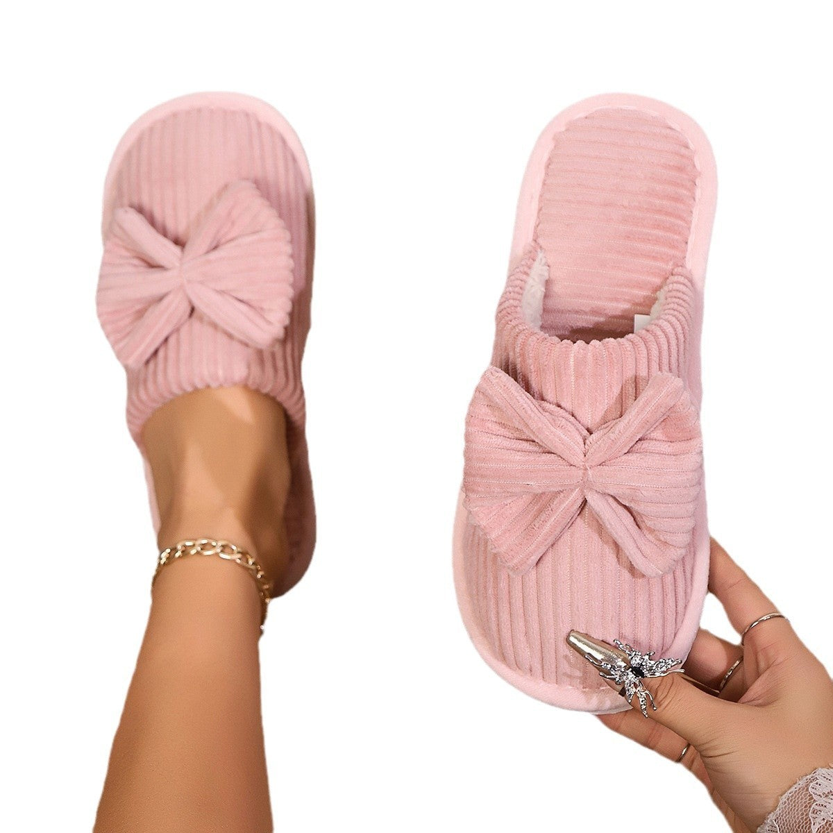 Indoor Home Warm Cotton Slippers for Men and Women