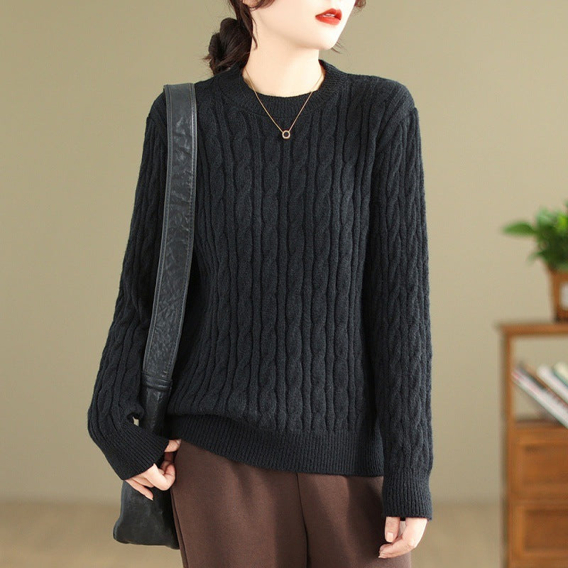 Western Style All-Match Outer and Inner Wear Sweater