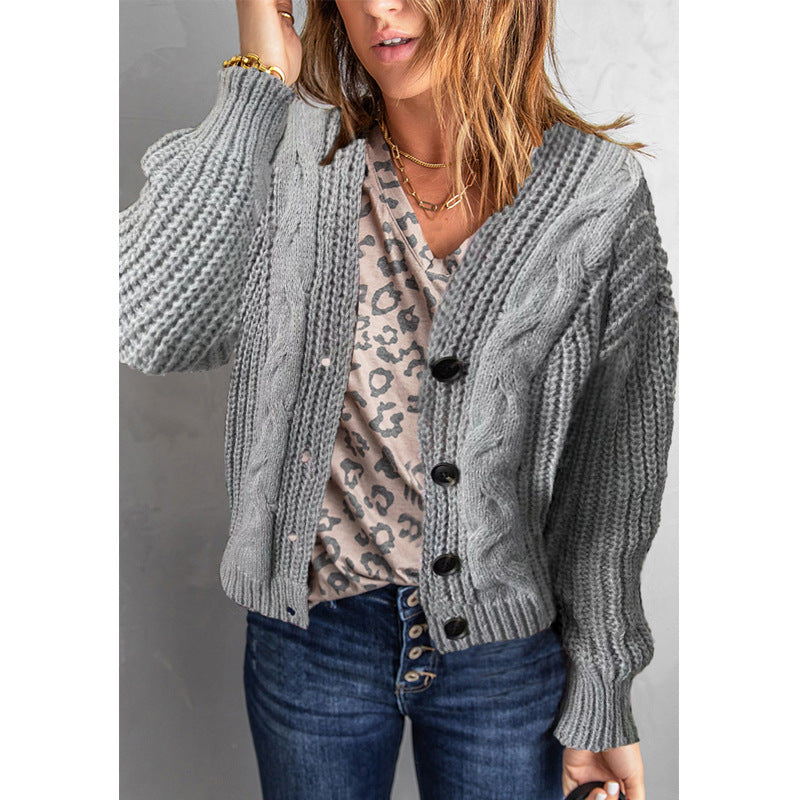 Women's Knit Sweater Cardigan Top