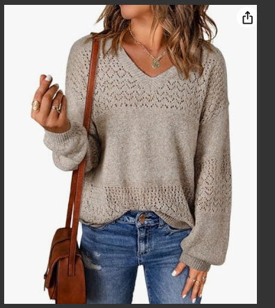 Women's Solid Color Sweater