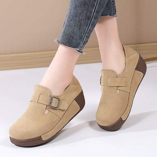 Plus Size Women's Slip-On Platform Shoes