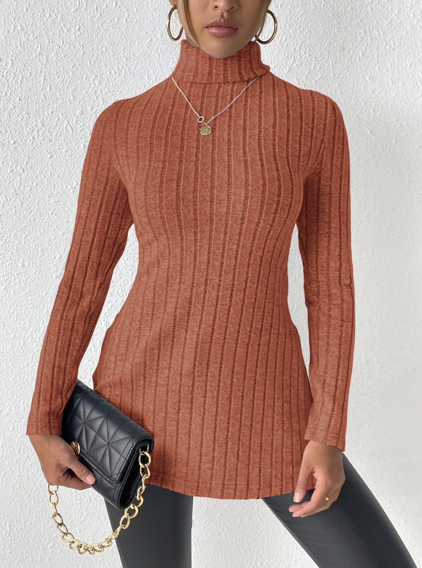 Women's Turtleneck Pullover Sweater