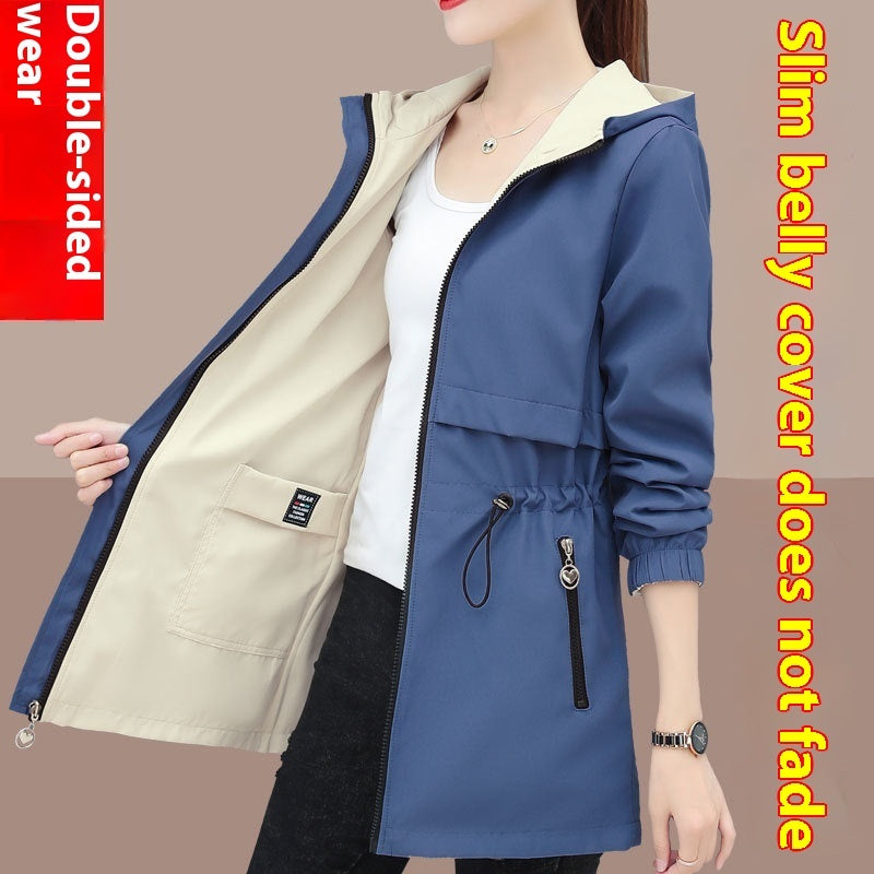 Women's Double-sided Trench Coat Mid-length