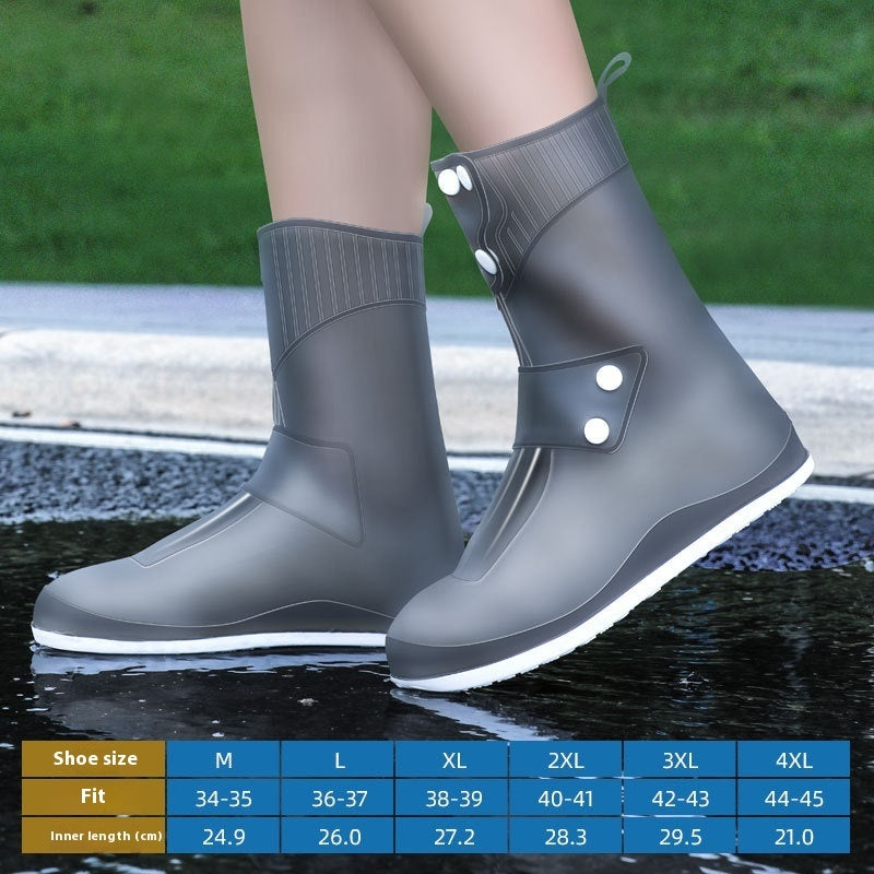 Waterproof Non-Slip Silicone Shoe Covers – Thickened and Wear-Resistant Sole