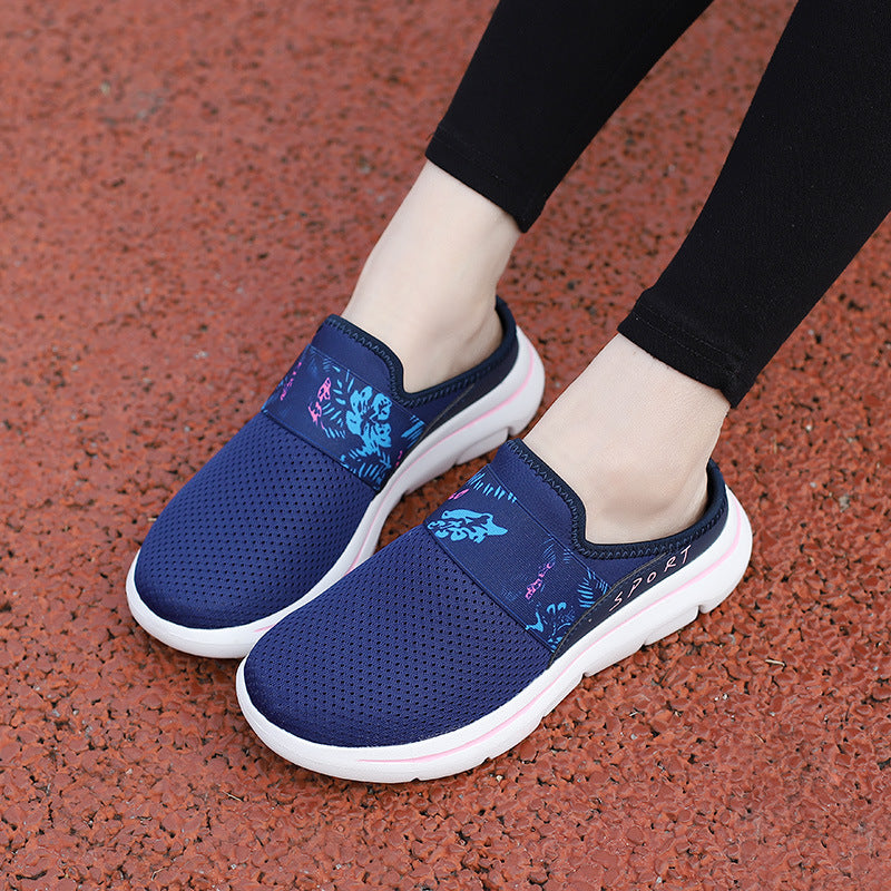 Soft-Soled Mesh Surface Women's Sneakers, Breathable and Comfortable Casual Footwear