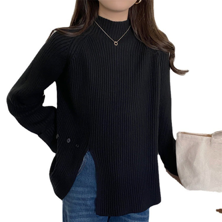 New Autumn & Winter Half-Turtleneck Pullover