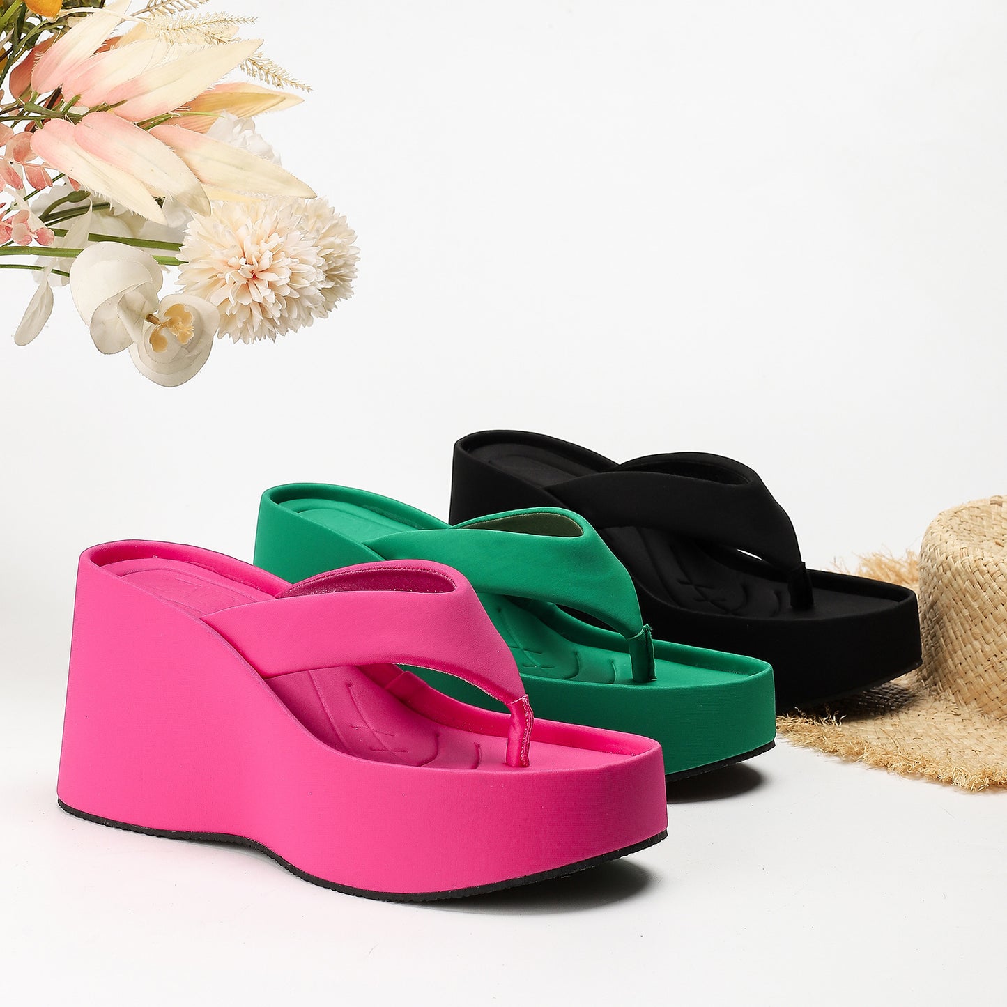 Women's Thick-Soled Sandals – Platform Slippers Inspired by American and African Styles