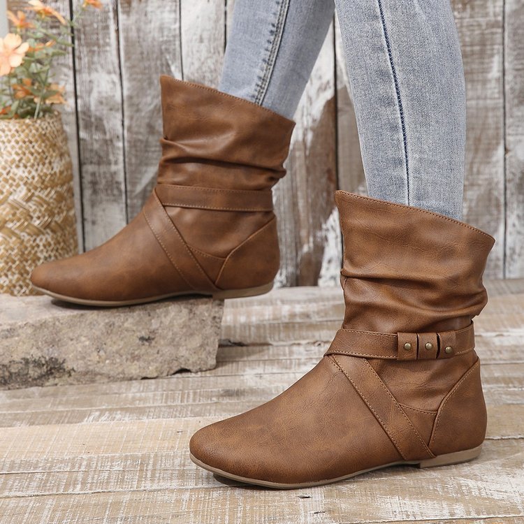 Women's Mid-Calf Western Cowboy Boots