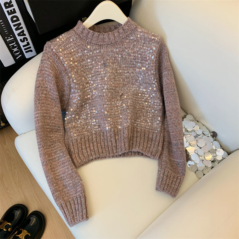 New Autumn and Winter Round Neck Knitwear Top for Women