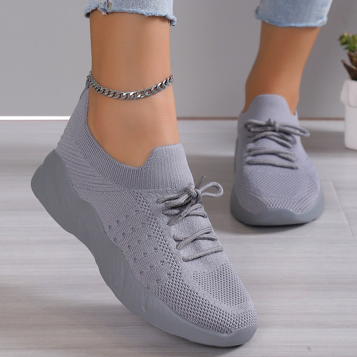 Women's Casual Sports Shoes – Soft Bottom Lightweight Breathable Sneakers