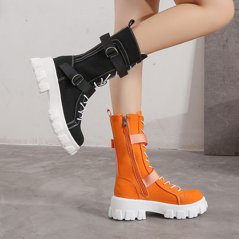 Trendy Slim-Fit Hidden Heel Casual Boots for Women