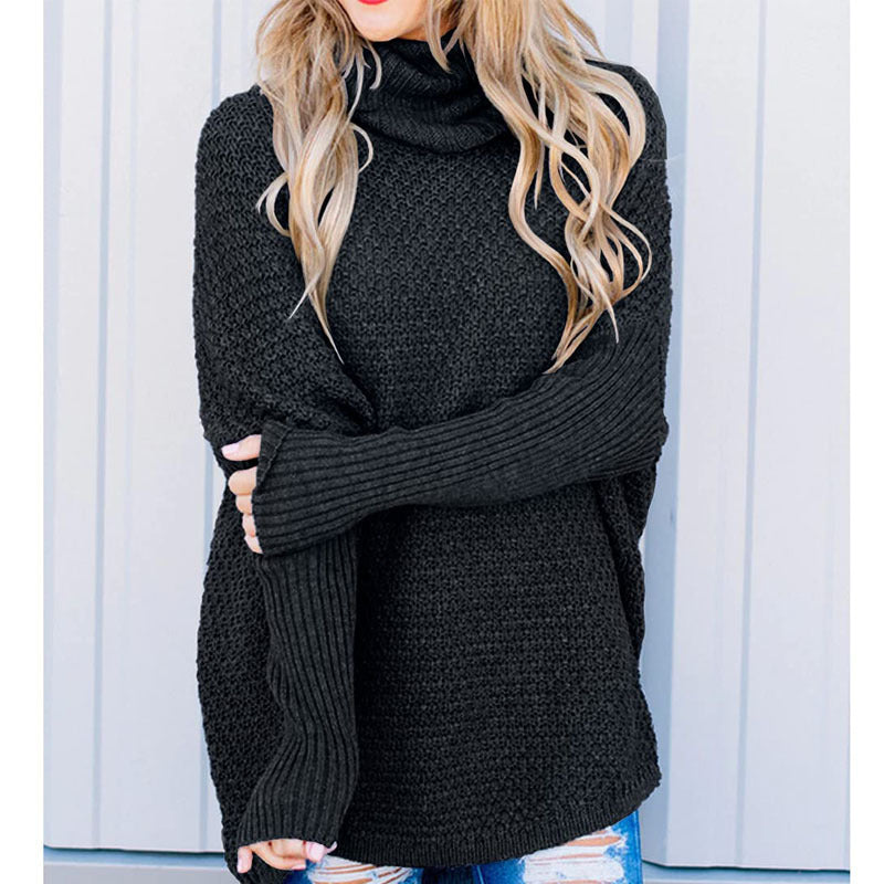 New Autumn and Winter Cross-Border Women's Turtleneck Sweater