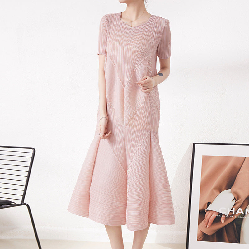 Elegant French-Style High-Sense Cold Wind Dress