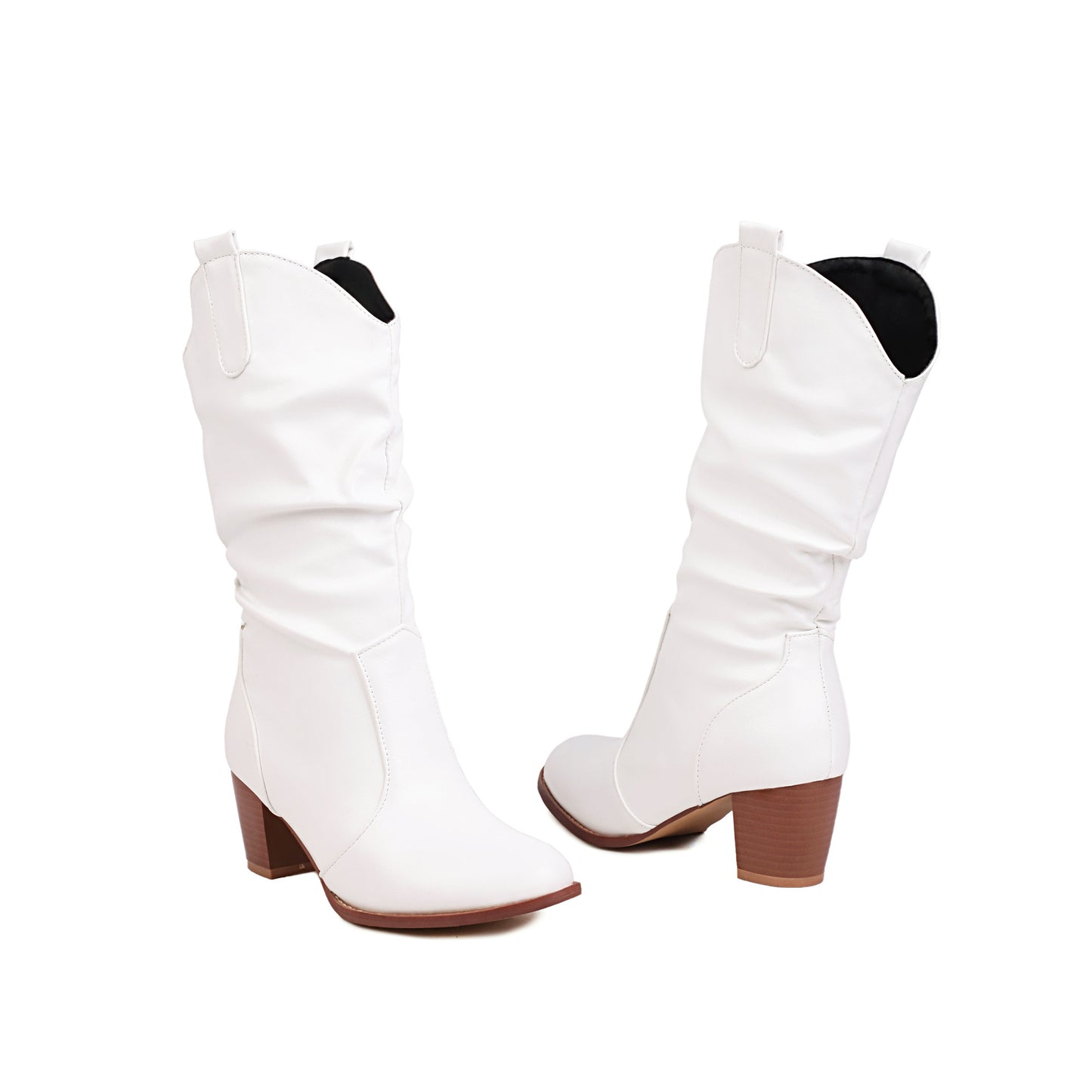 Simple Women's Fashionable Leather Boots