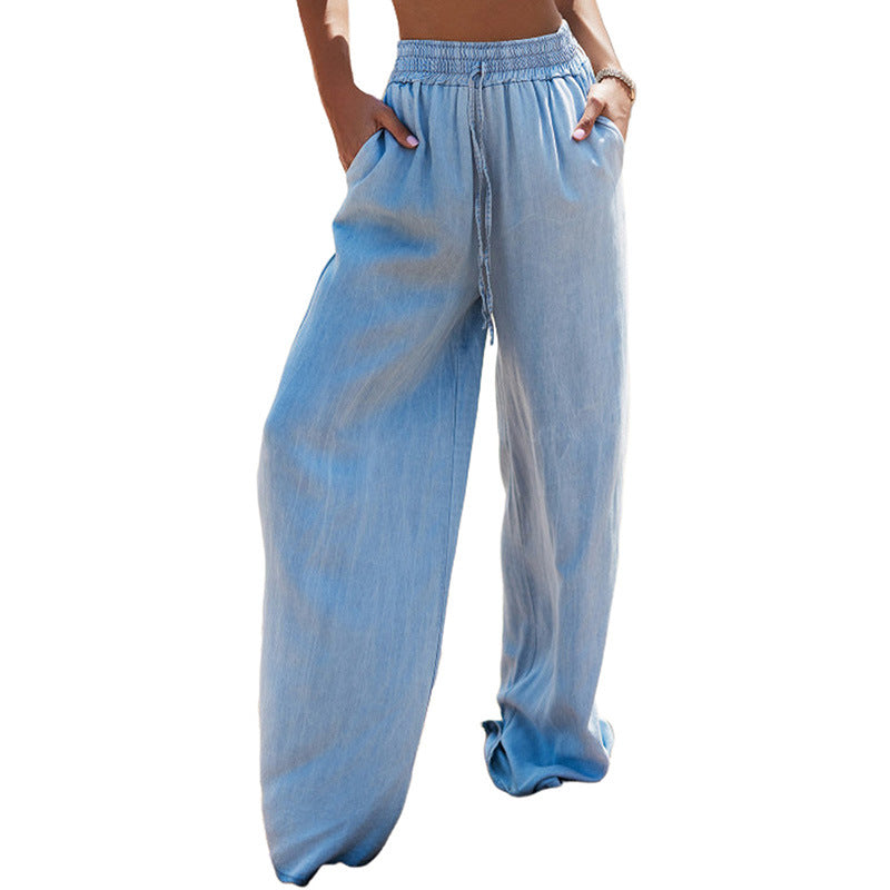 Women's Loose High Waist Wide Leg Jeans