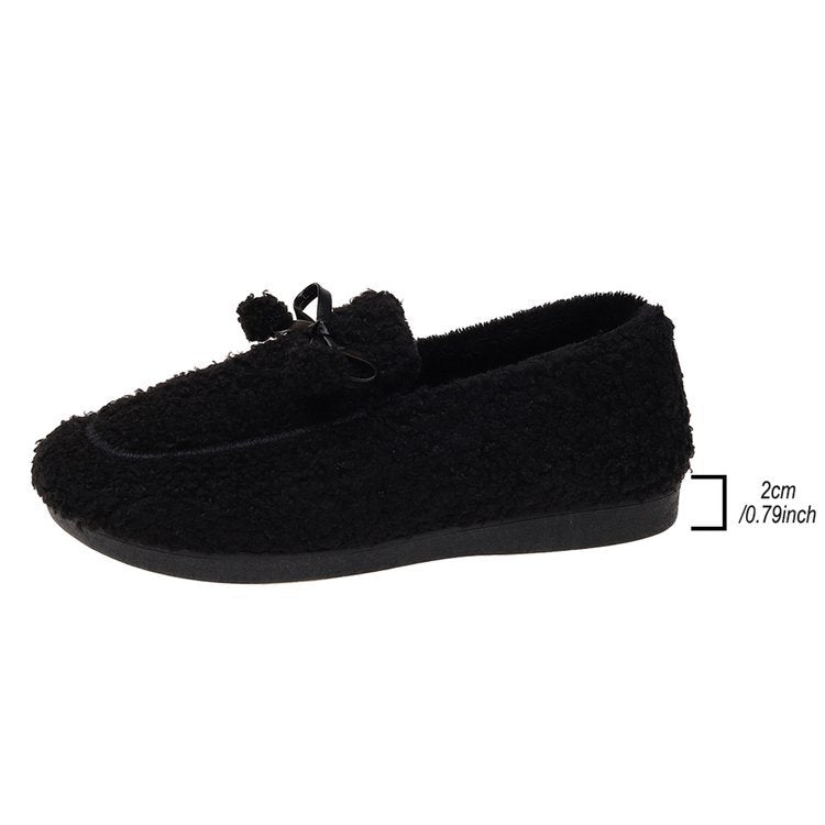 Women's Warm Outerwear Shoes with Plush Velvet Lining