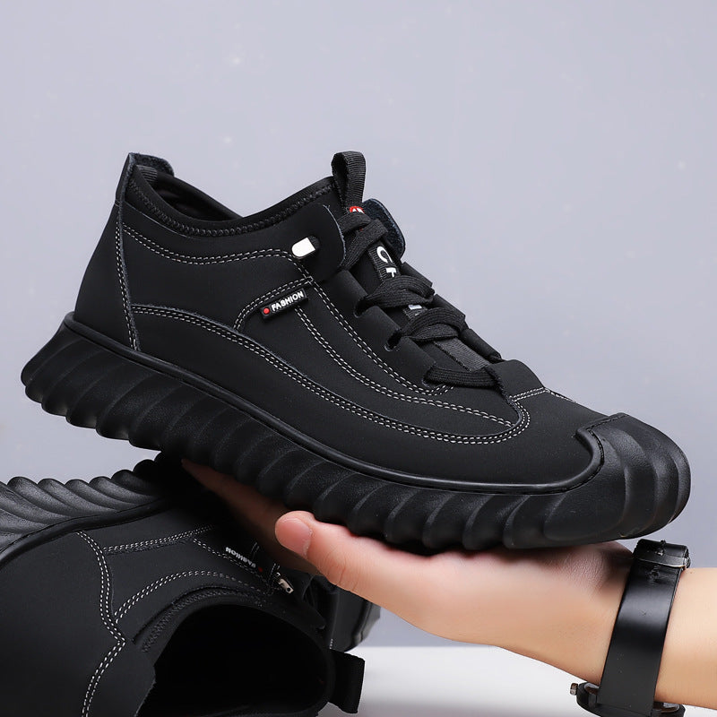 Men's Fashion Soft-Bottom Casual Sports Leather Shoes - New Arrival