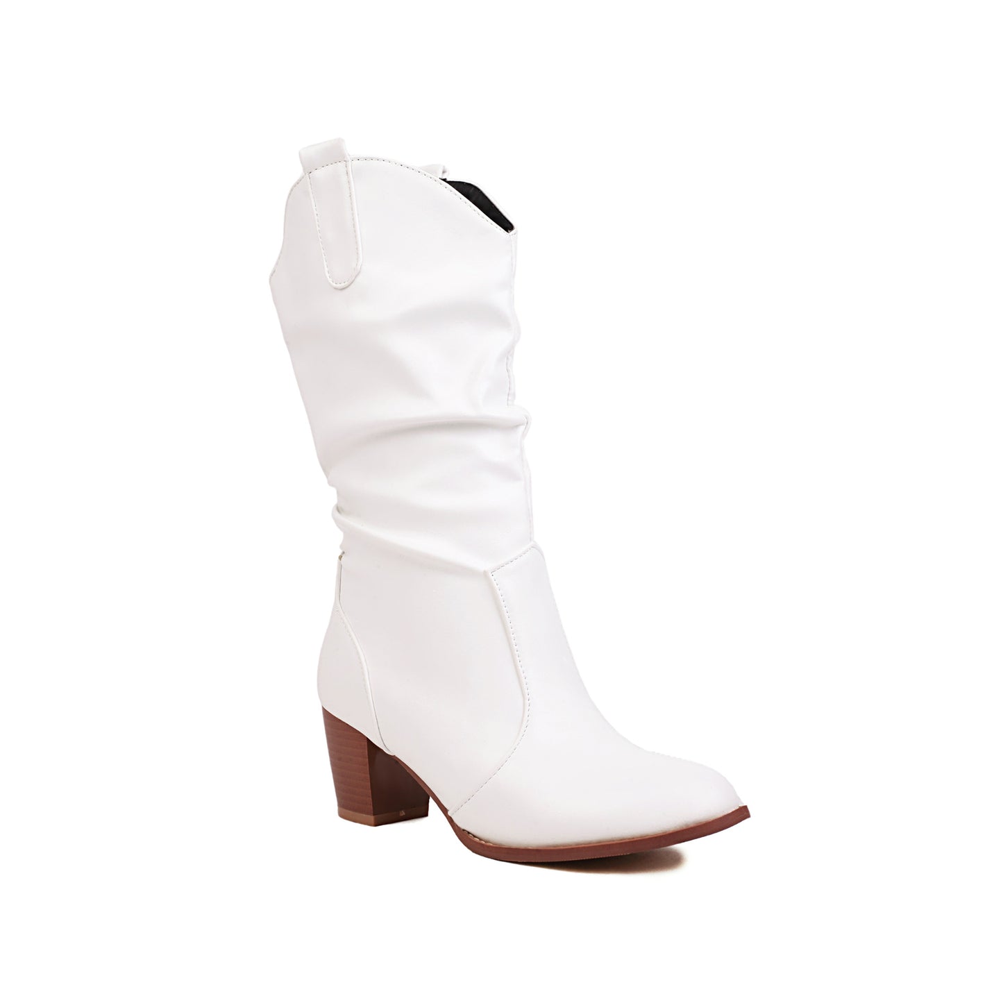 Simple Women's Fashionable Leather Boots