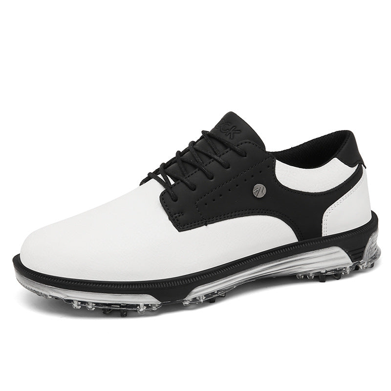 Men's PU Leather Golf Shoes - Non-Slip and Wear-Resistant