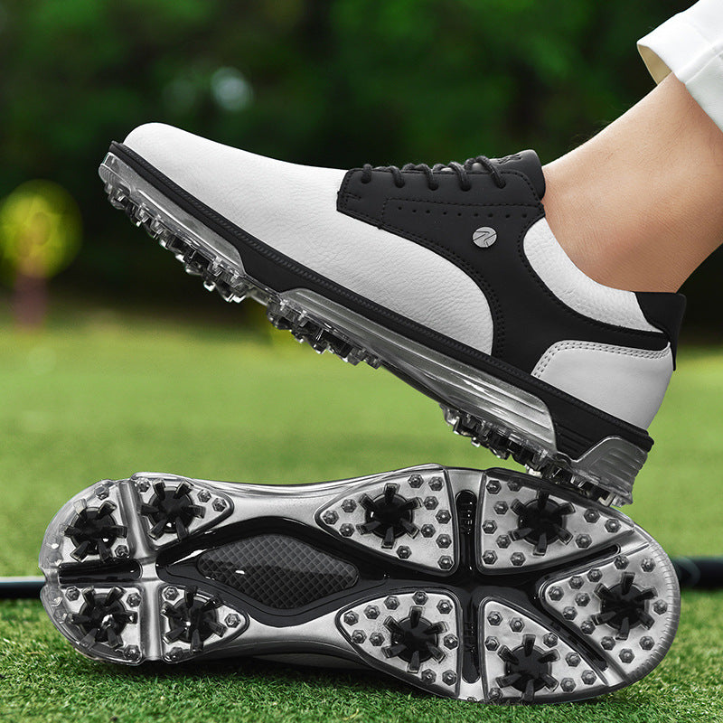 Men's PU Leather Golf Shoes - Non-Slip and Wear-Resistant