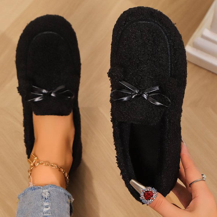 Women's Warm Outerwear Shoes with Plush Velvet Lining