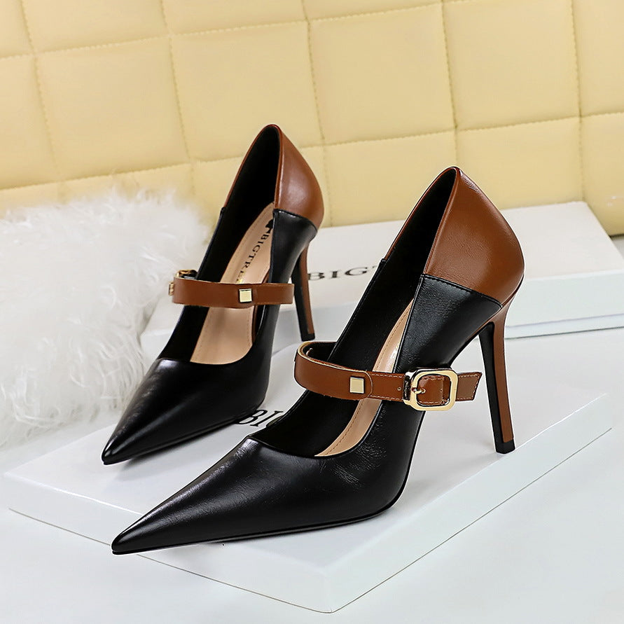 Women's Retro Stiletto High Heels